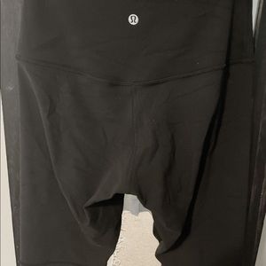 Lululemon align black high rise 10” bike shorts